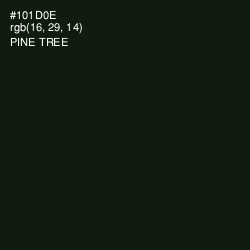#101D0E - Pine Tree Color Image